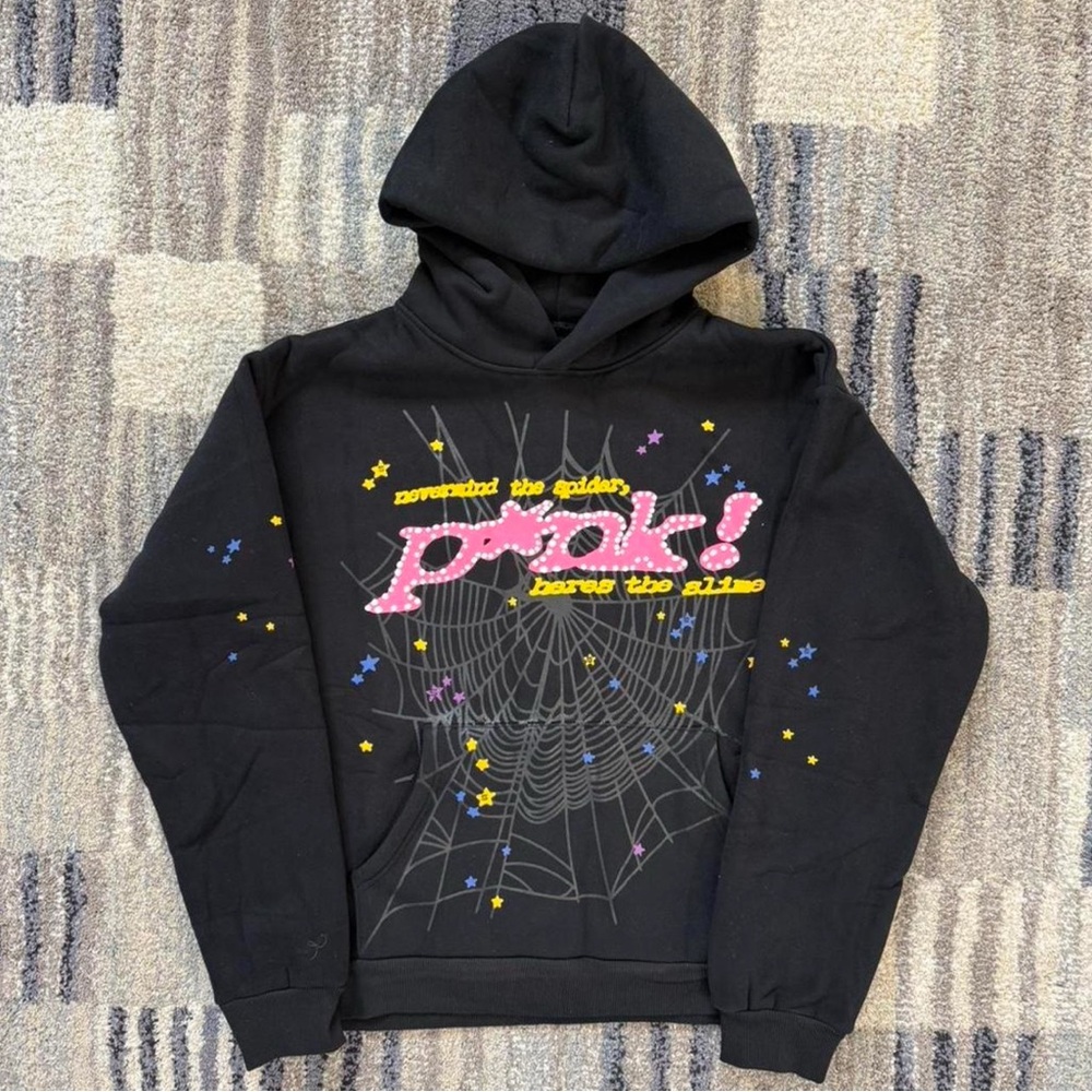 Black Graphic Hoodie